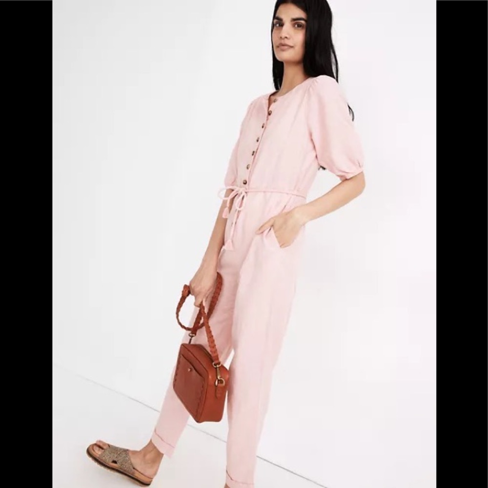 NWT Madewell linen jumpsuit